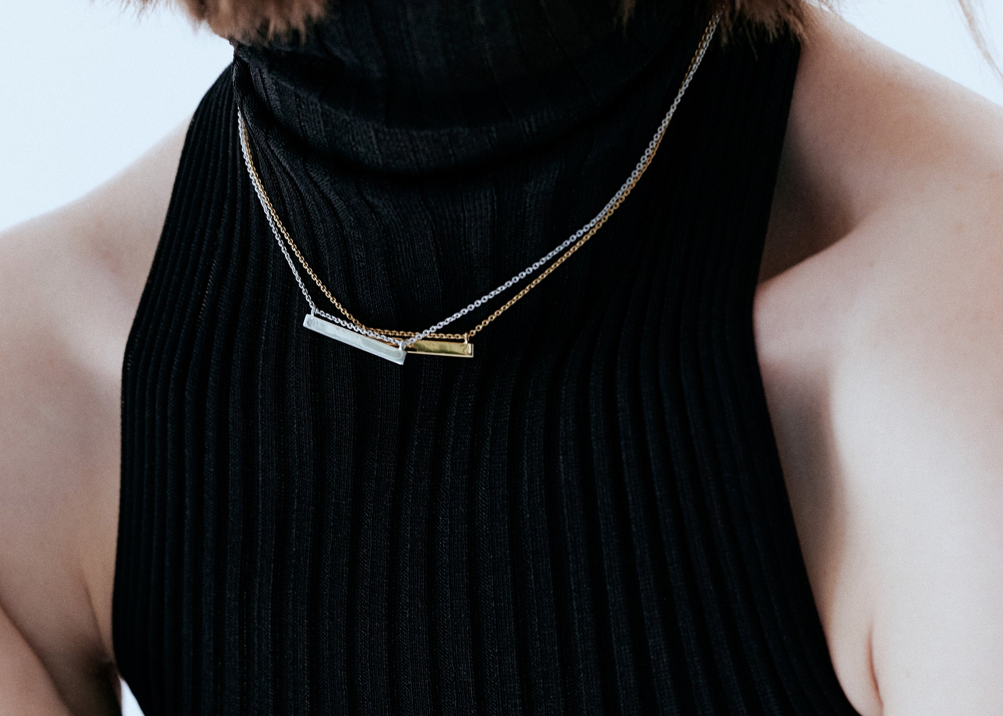 Sener Besim Diamond Necklace Layered