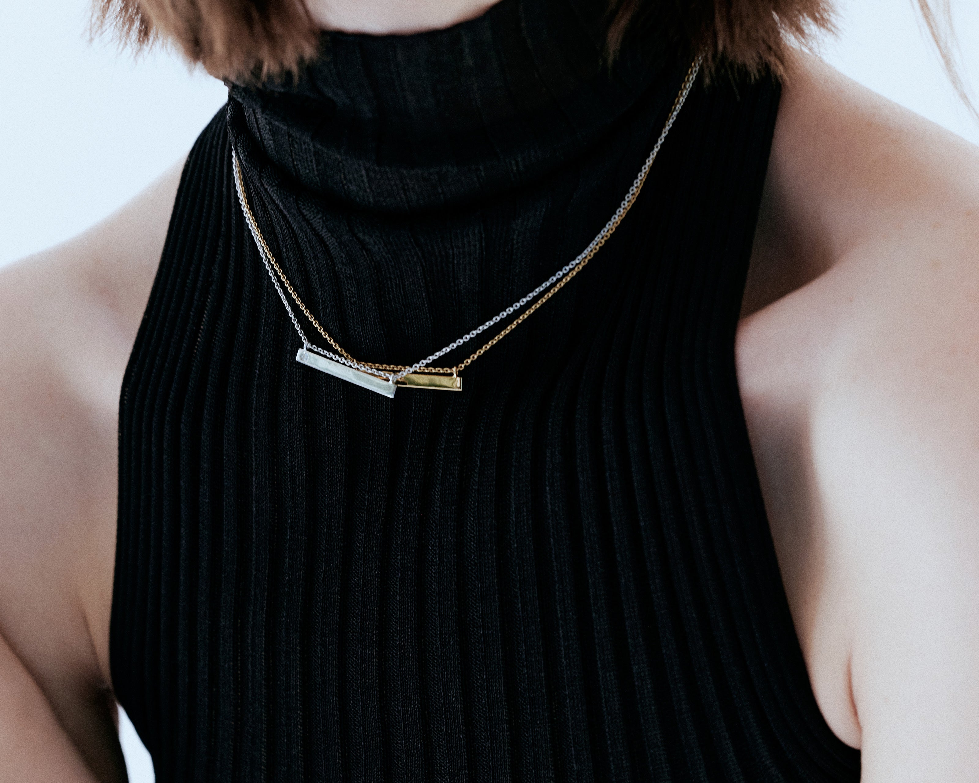 Sener Besim Diamond Necklace Layered