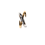 Silver and Gold Wrap Ring by Sener Besim