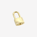 Sener Besim Padlock Charm Gold Lock