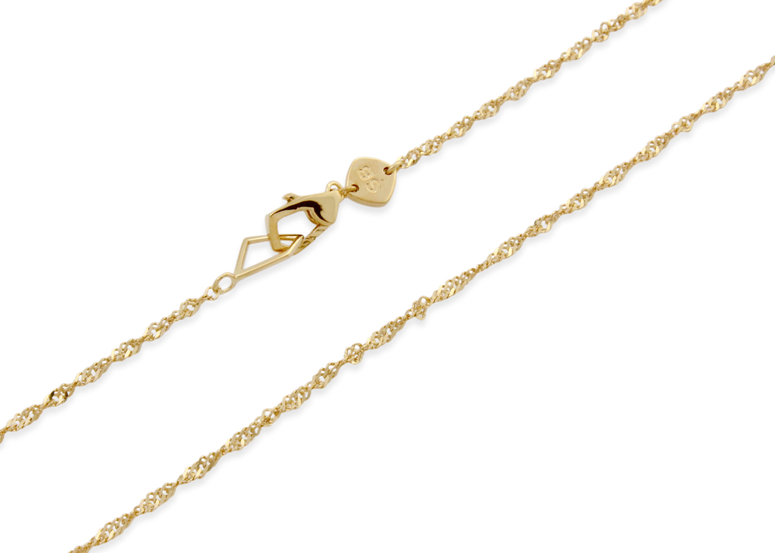 Twist Necklace Gold by Sener Besim