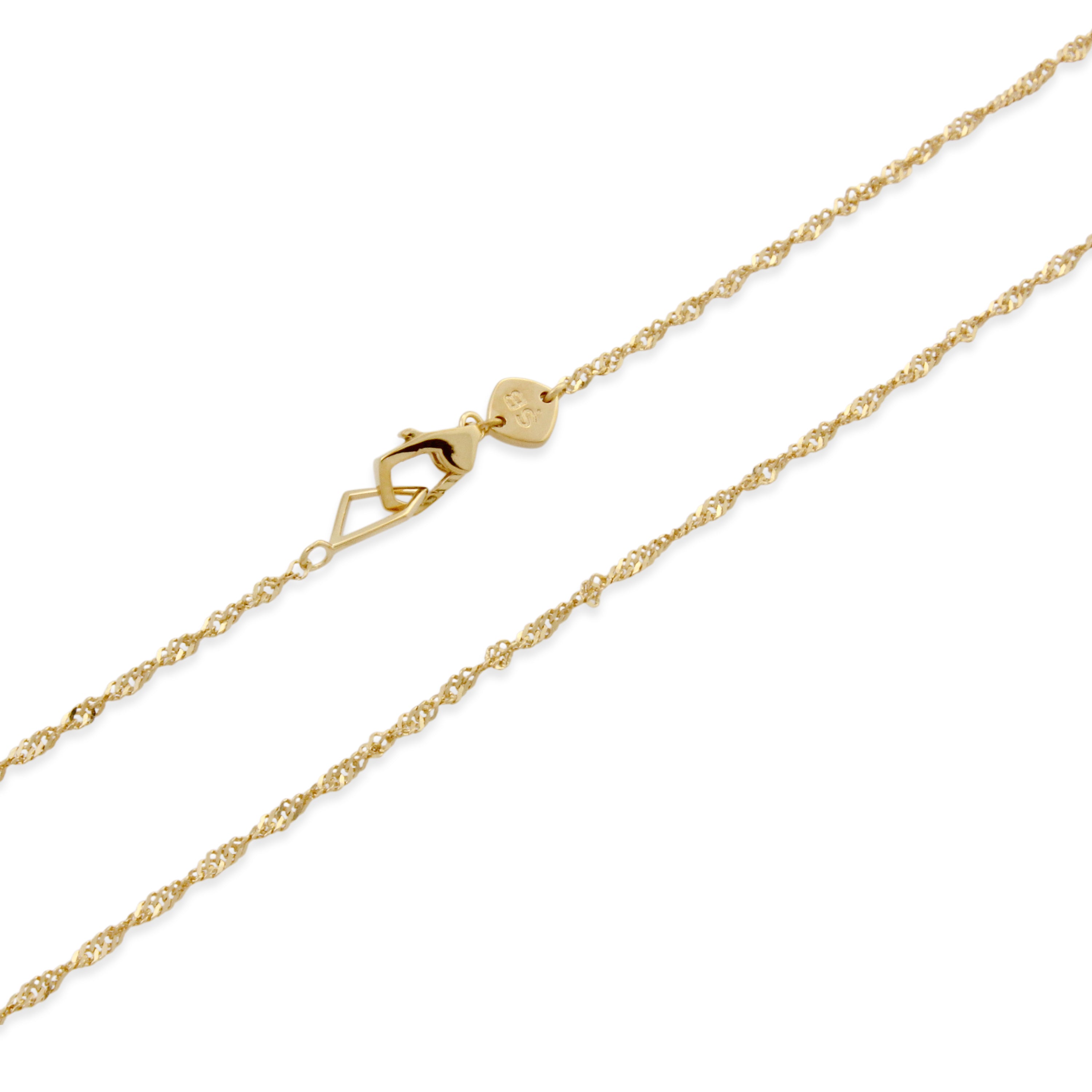 Twist Necklace Gold by Sener Besim