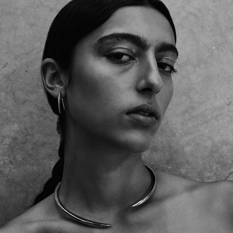Choker Style Statement Necklace by Sener Besim