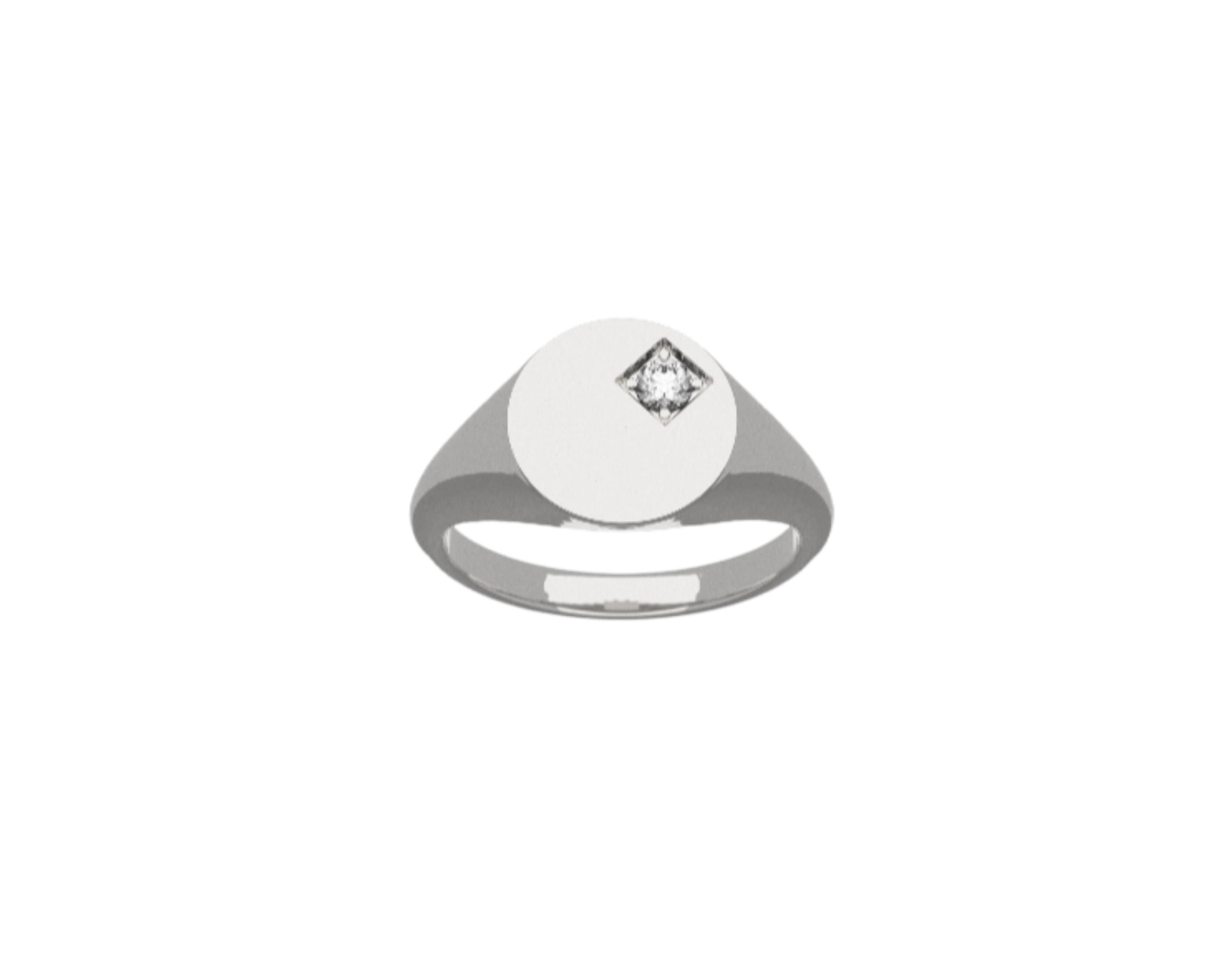 Sener Besim SIlver Diamond Ring