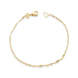 sener besim gold 14ct bracelet thin