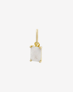 Birthstone Charm - Gold / October