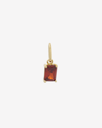 Birthstone Charm - Gold / January