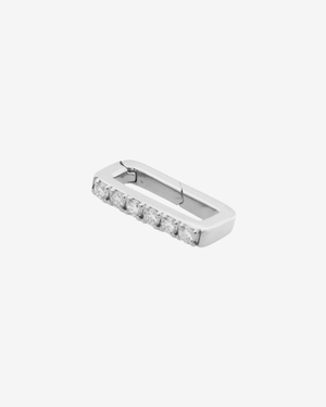 Diamond Link Carabiner - Silver