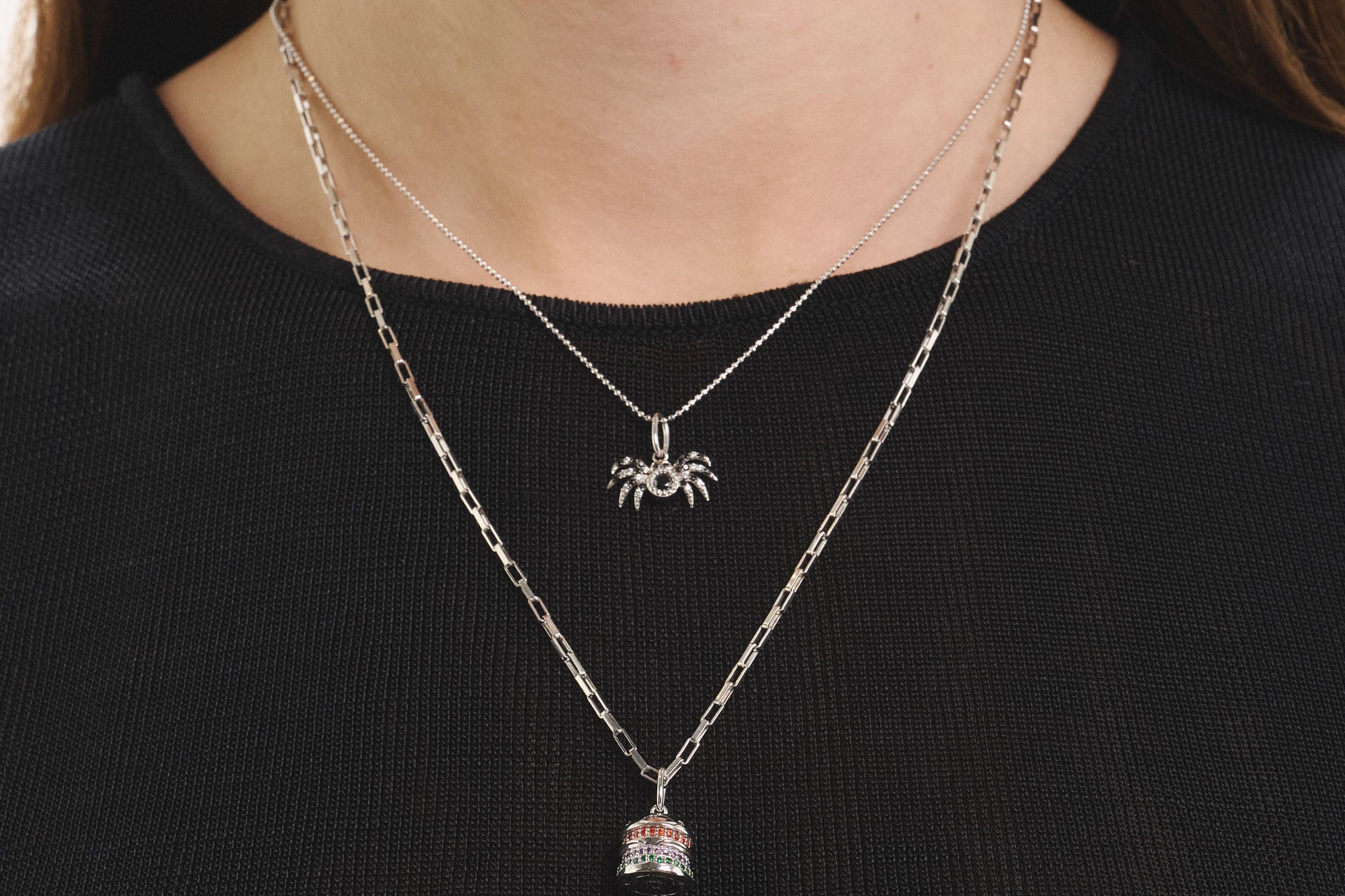 Sener Besim Burger Charm Worn