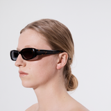 Şener Besim Acetate 1 sunglasses in tortoise, Italian acetate frame, front view