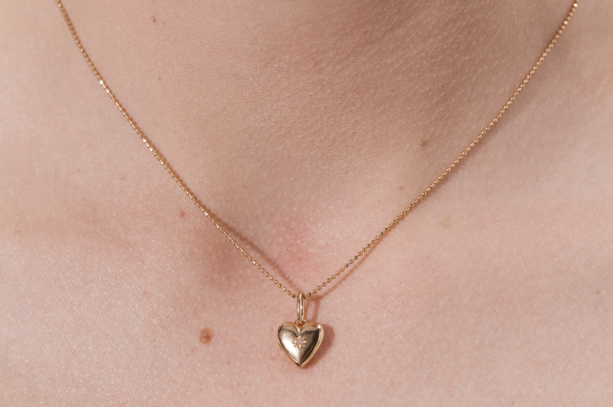 Sener Besim Ball Necklace Worn