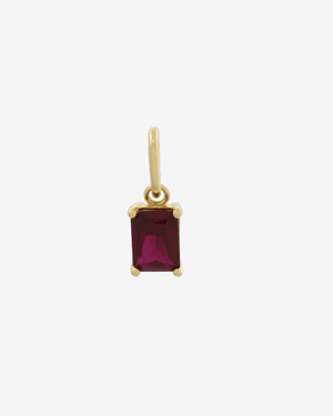 Birthstone Charm Gold / July