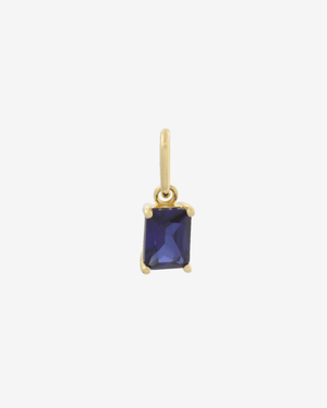 Birthstone Charm Gold / September