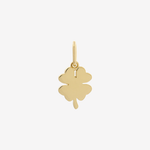 Şener Besim Clover Charm in 14ct gold plating — Buildable Collection