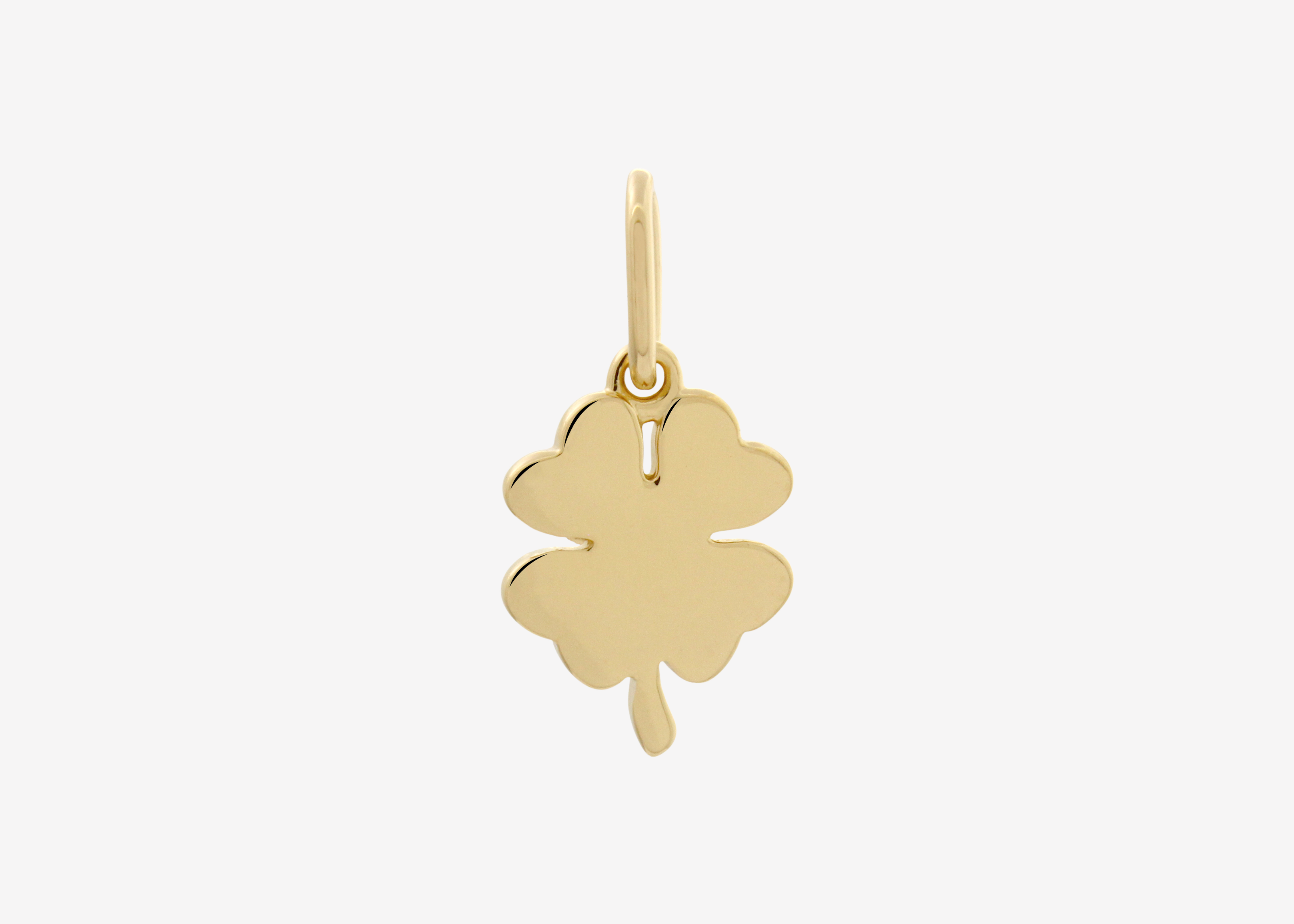 Şener Besim Clover Charm in 14ct gold plating — Buildable Collection
