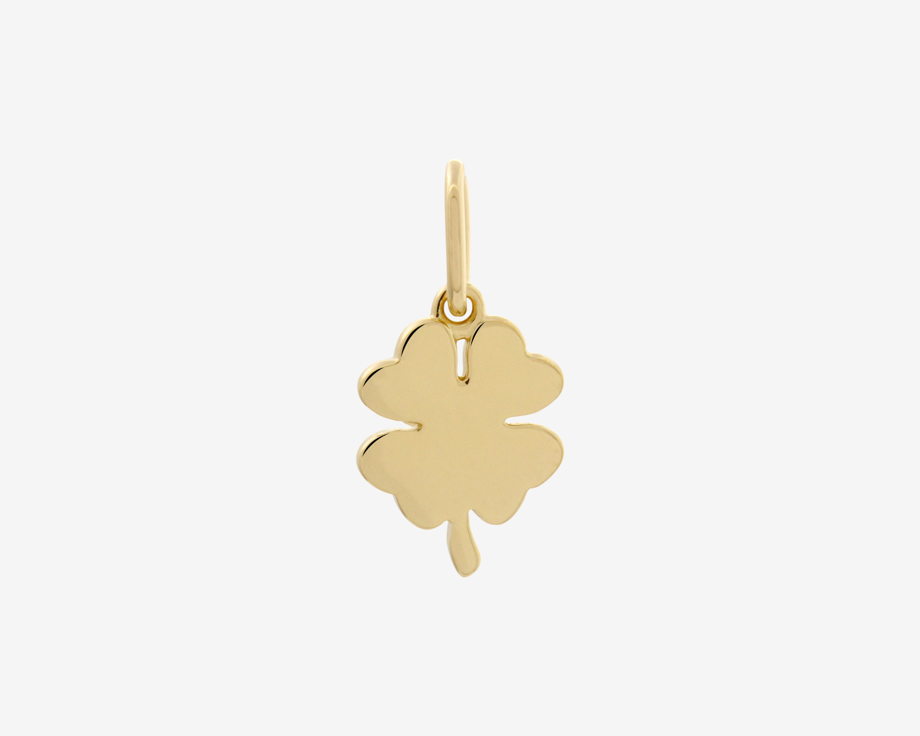 Şener Besim Clover Charm in 14ct gold plating — Buildable Collection