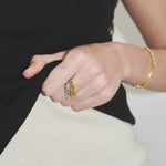 Cuban Chain Ring Gold