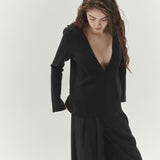 Deep V Neck Top