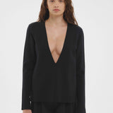 Deep V Neck Top
