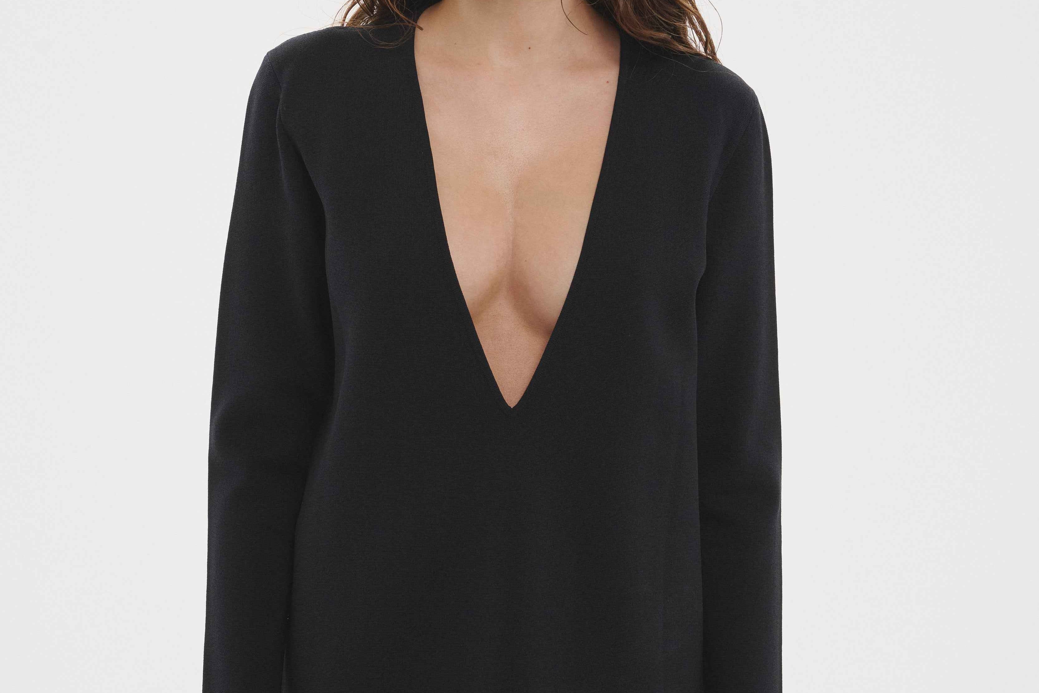 Deep V Neck Top