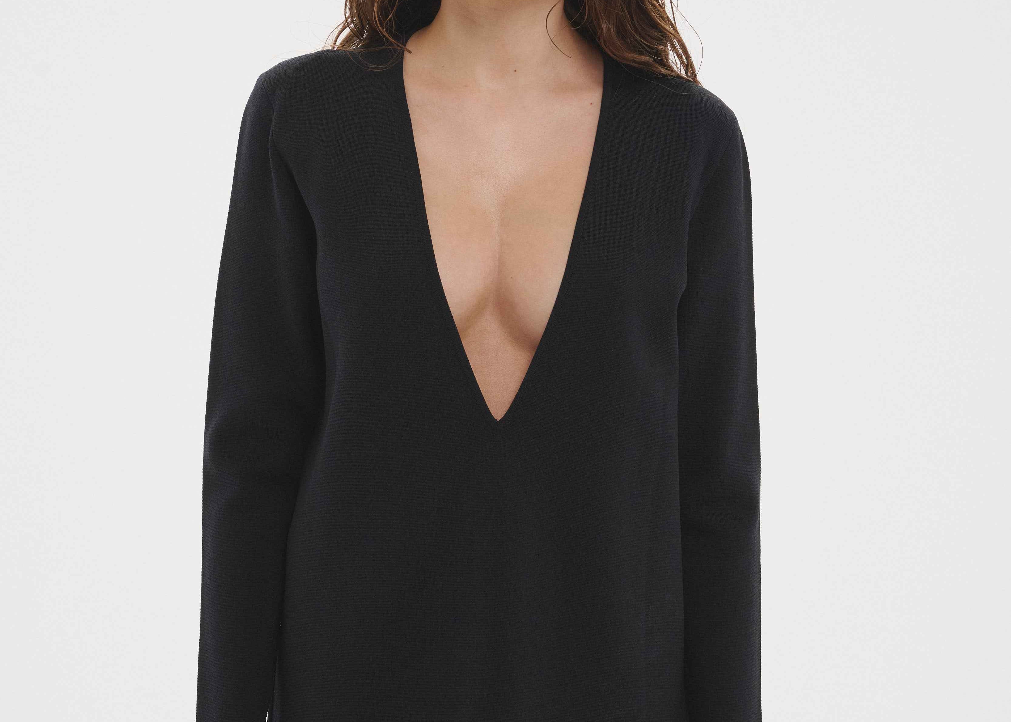 Deep V Neck Top