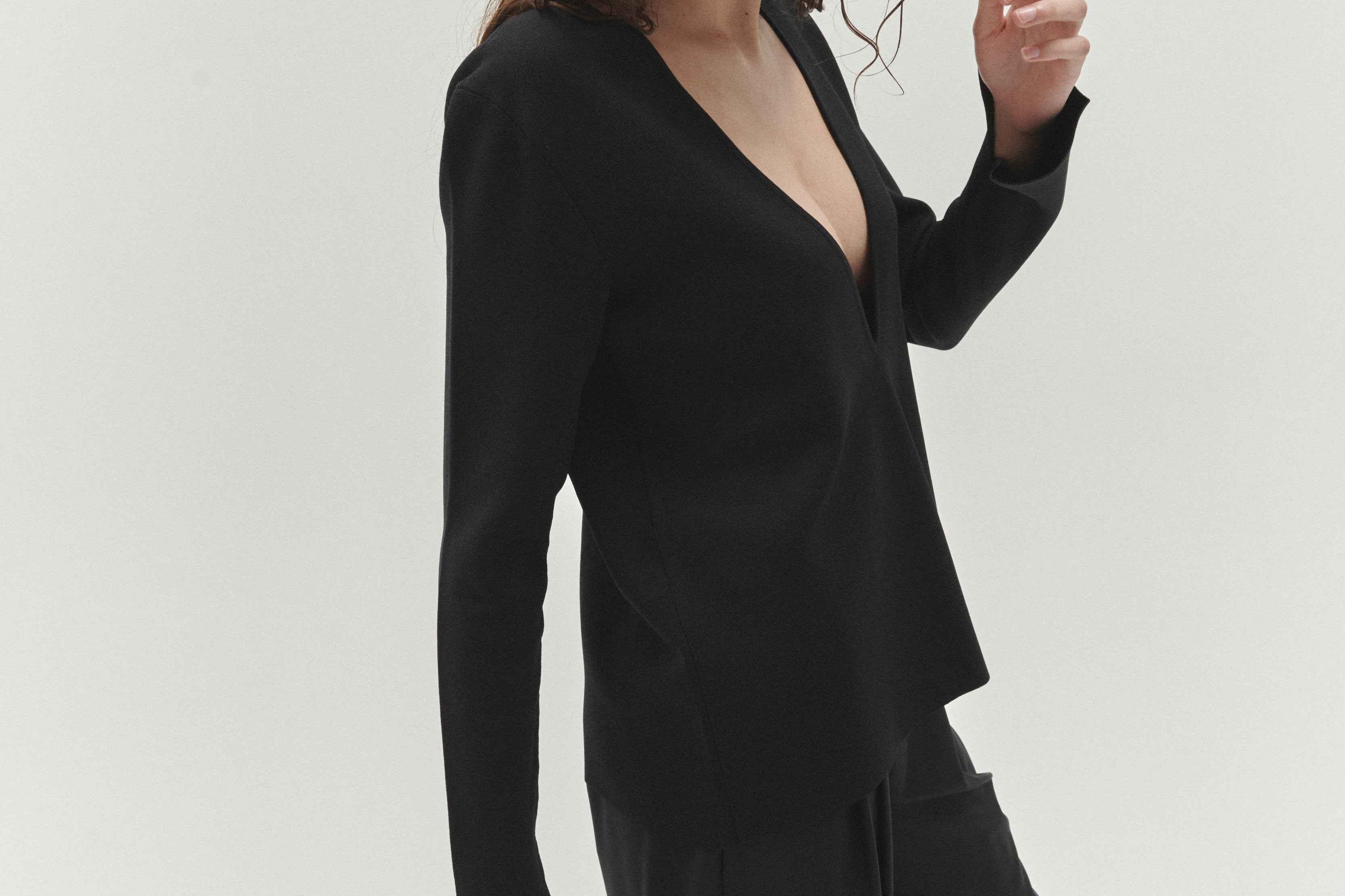 Deep V Neck Top