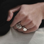 Dynasty Multiband Ring Silver