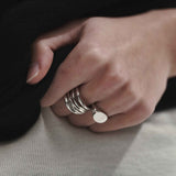 Dynasty Multiband Ring Silver
