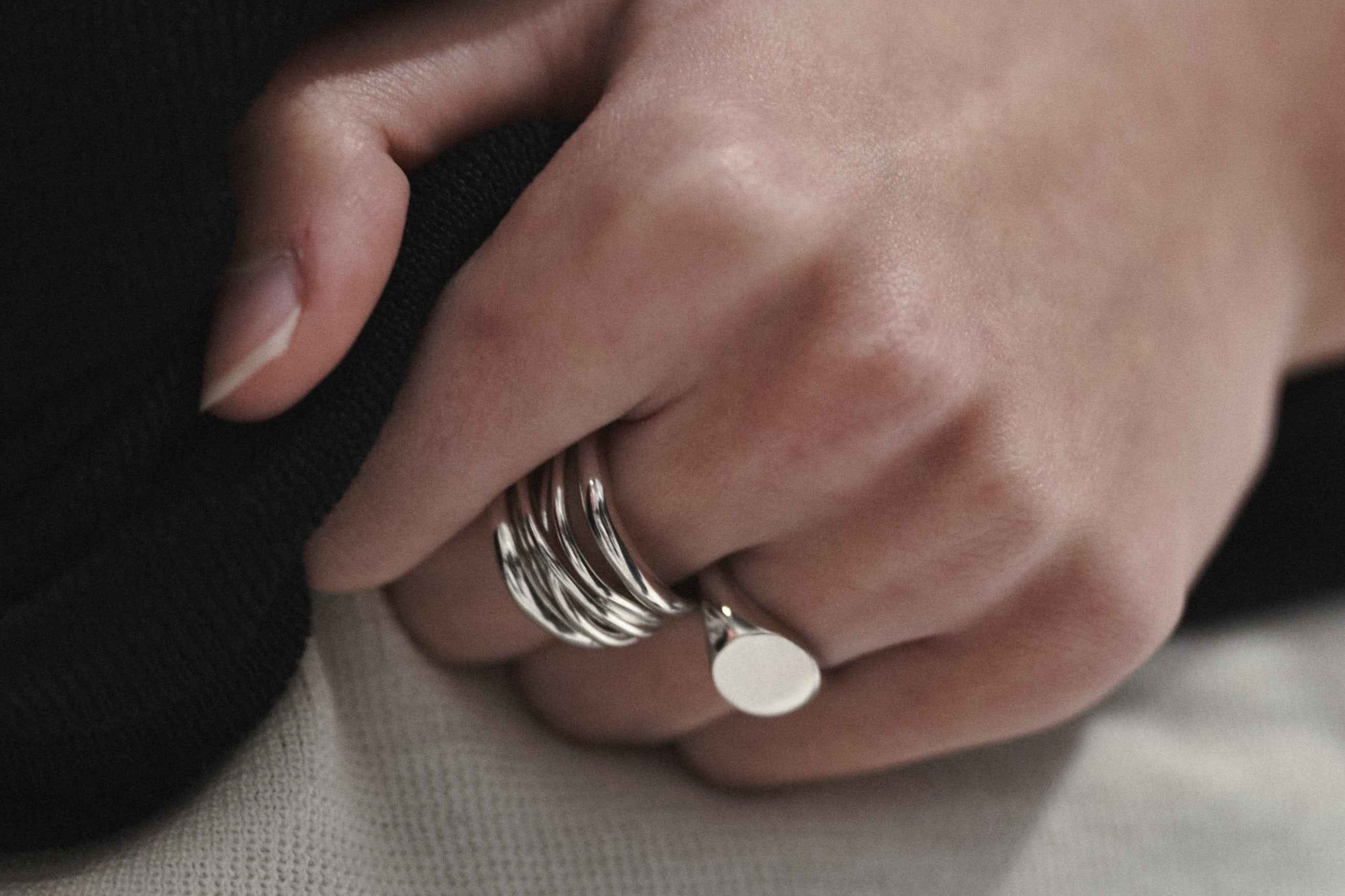 Dynasty Multiband Ring Silver