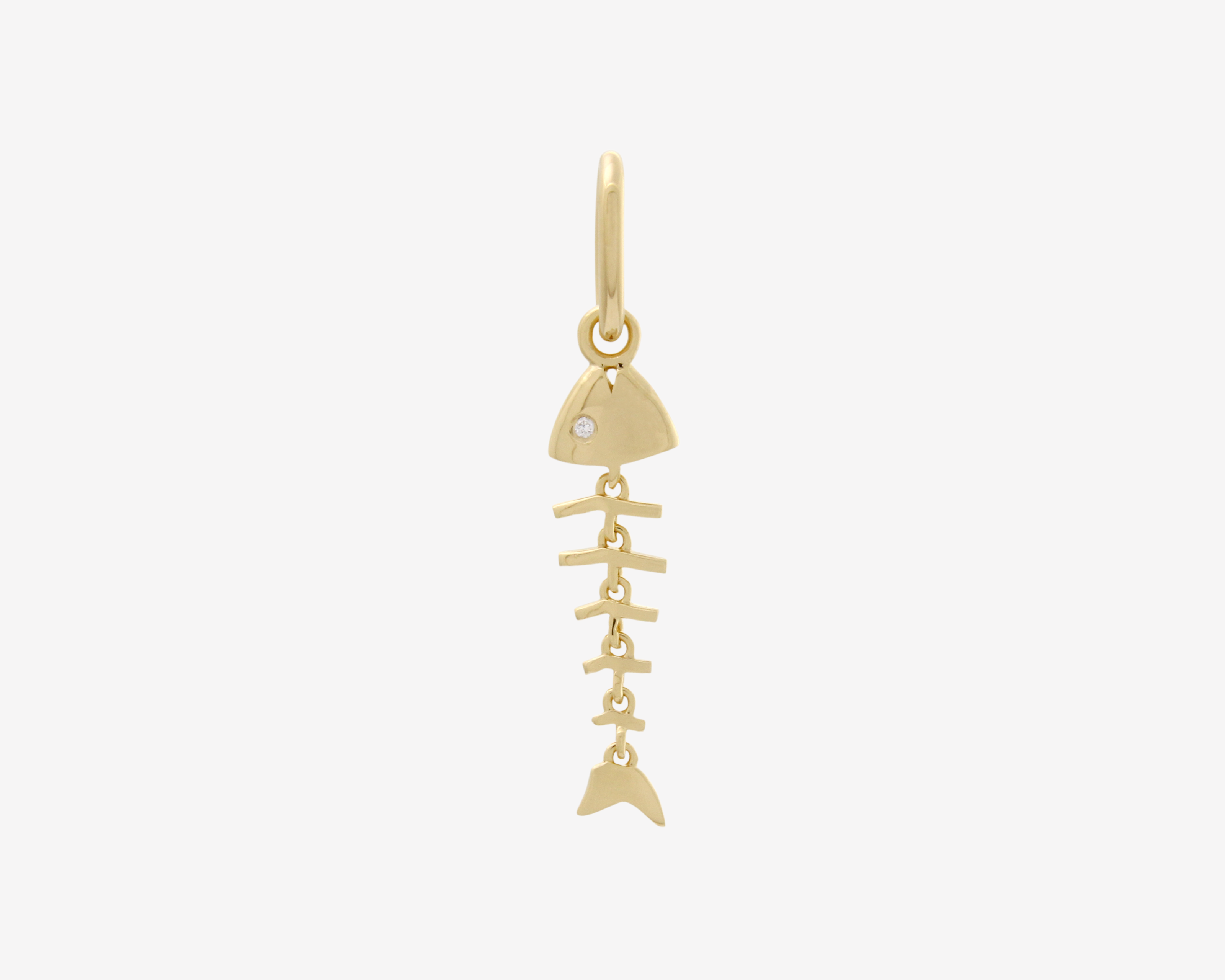 Şener Besim Fish Charm in 14ct gold plating — Buildable Collection