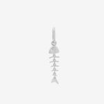 Şener Besim Fish Charm in rhodium plating — Buildable Collection