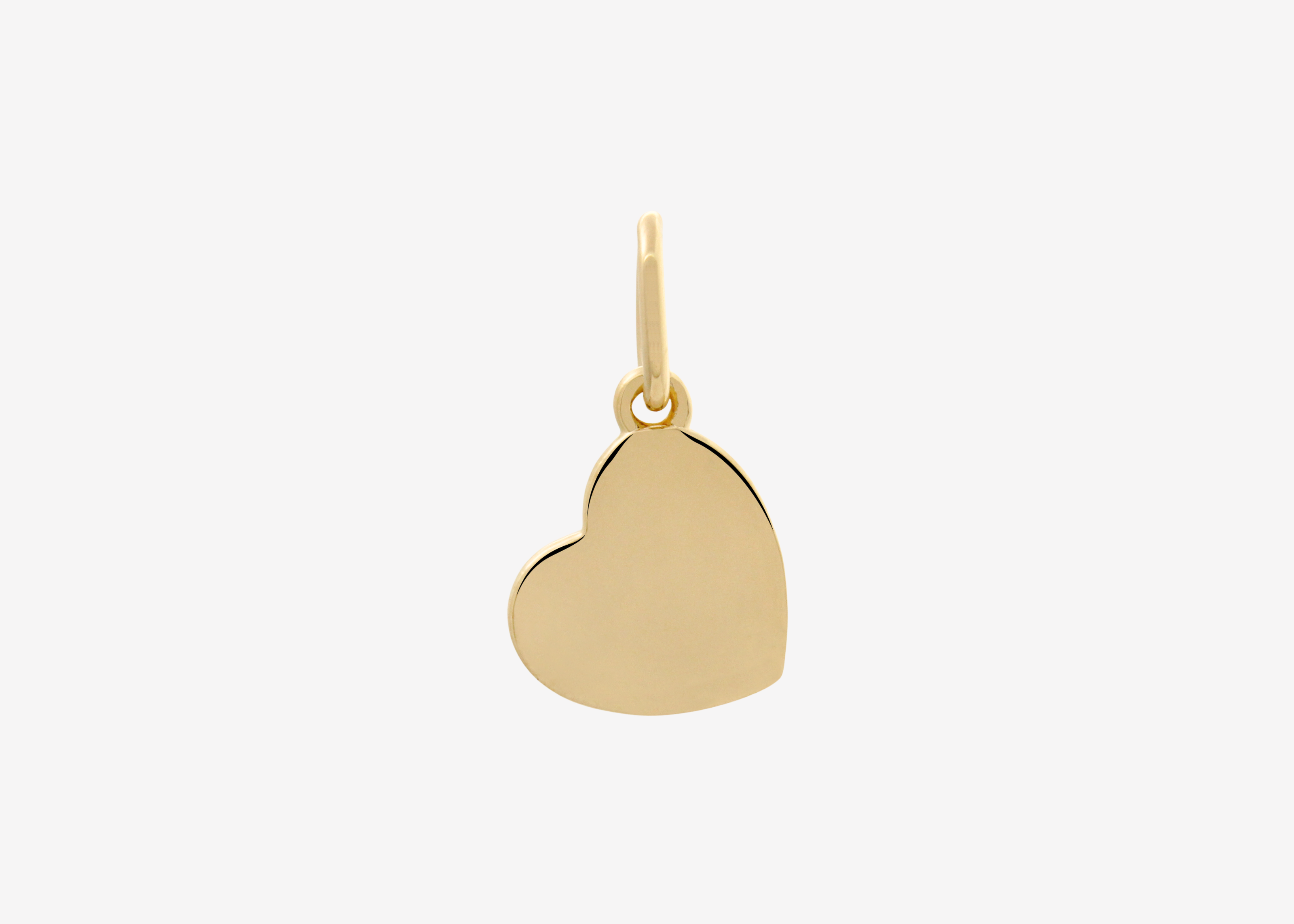 Şener Besim Heart Charm in 14ct gold plating — Buildable Collection
