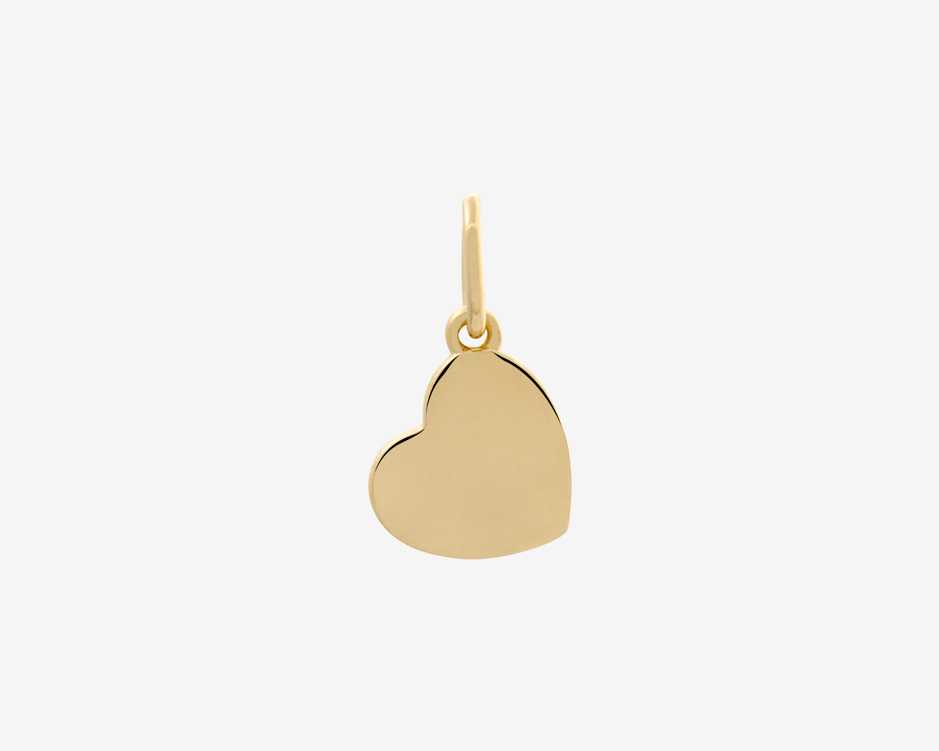 Şener Besim Heart Charm in 14ct gold plating — Buildable Collection