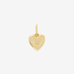 Şener Besim Heart Locket Charm in 14ct gold plating — Buildable Collection