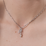 Sener Besim Letter Charm Worn