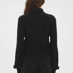 Long Sleeve Button Up Black