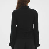 Long Sleeve Button Up Black