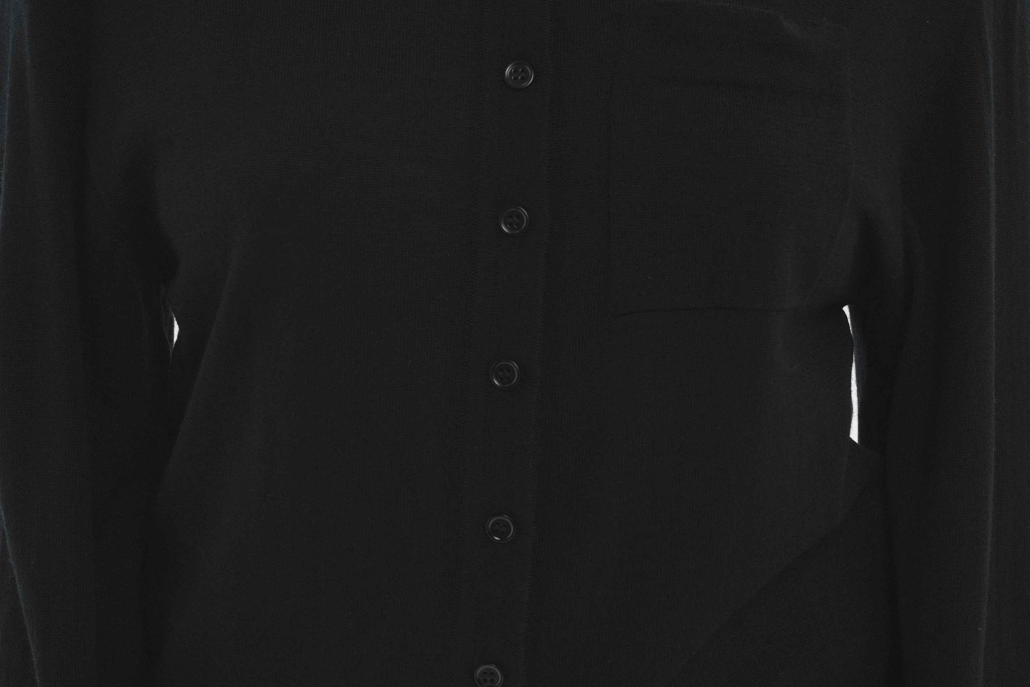 Long Sleeve Button Up Black