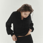 Long Sleeve Button Up Black