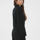 Long Sleeve Button Up Black