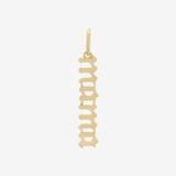 Şener Besim Mama Gothic Charm in 14ct gold plating — Buildable Collection