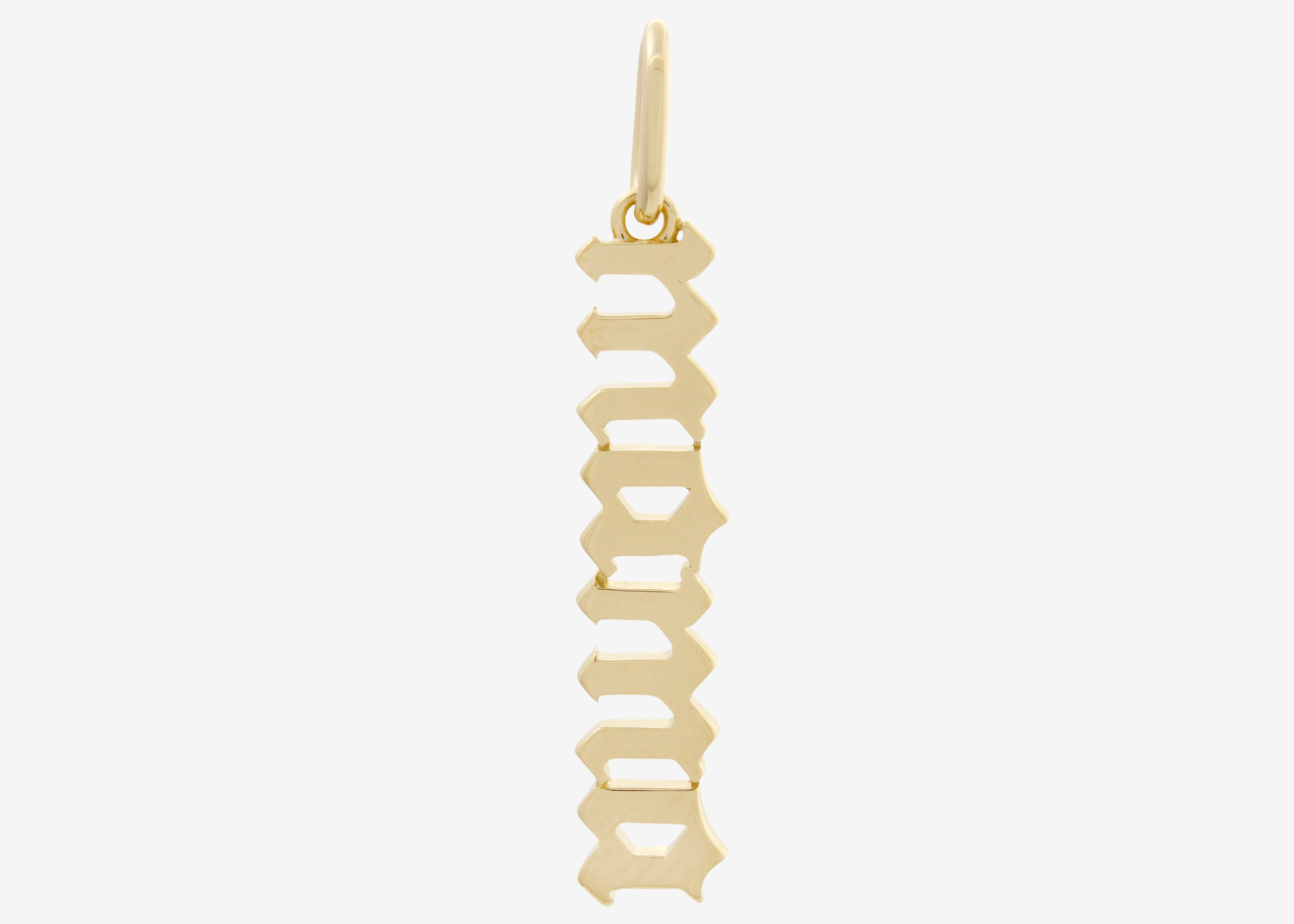 Şener Besim Mama Gothic Charm in 14ct gold plating — Buildable Collection