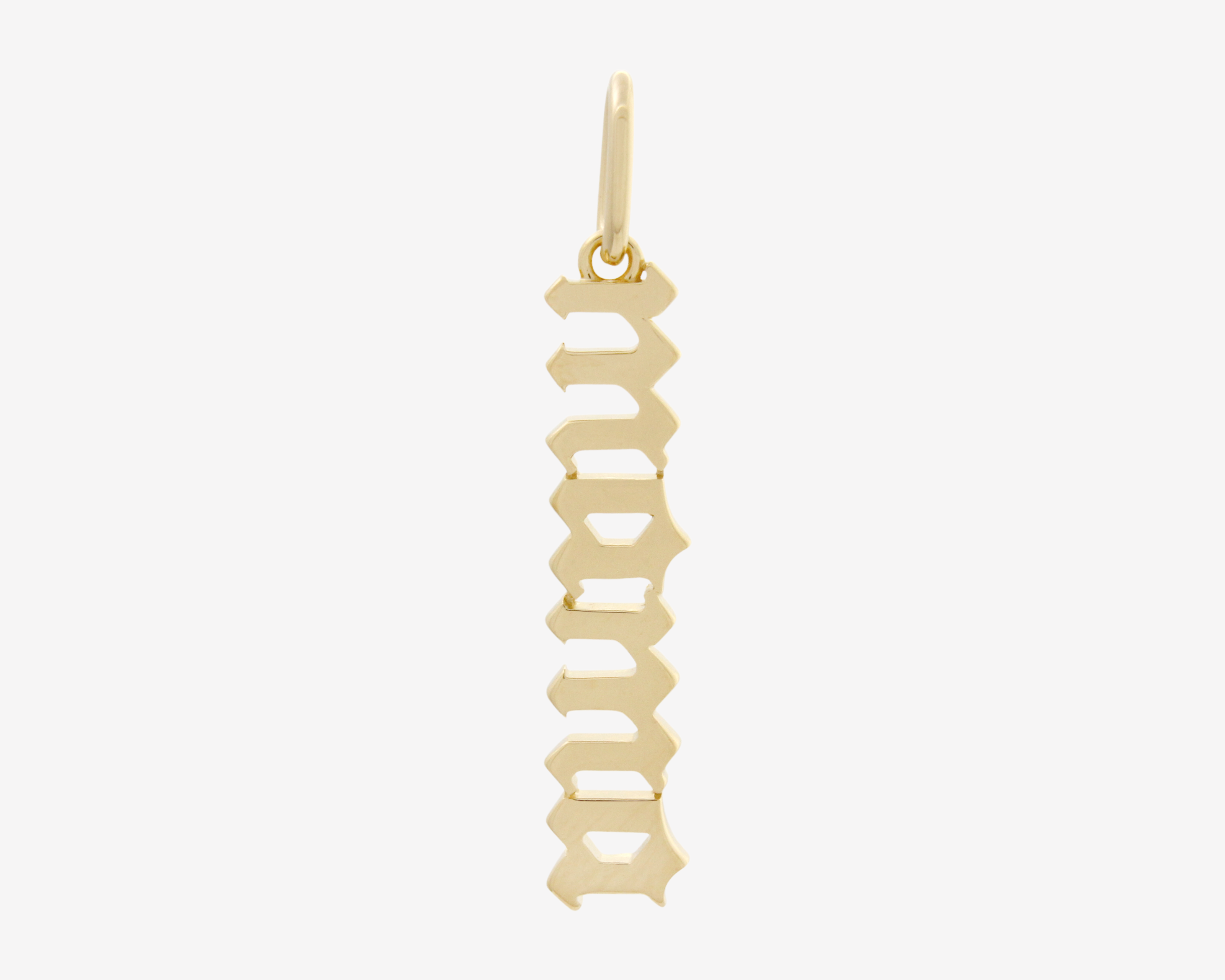 Şener Besim Mama Gothic Charm in 14ct gold plating — Buildable Collection