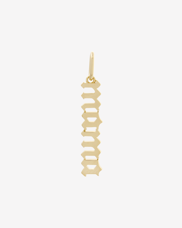 Şener Besim Mama Gothic Charm in 14ct gold plating — Buildable Collection