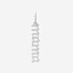 Şener Besim Mama Gothic Charm in rhodium plating — Buildable Collection
