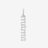 Şener Besim Mama Gothic Charm in rhodium plating — Buildable Collection