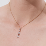 Şener Besim Mama Gothic Charm worn on necklace — sterling silver