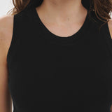 Merino Singlet Black