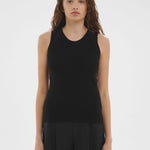 Merino Singlet Black