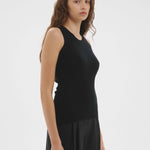 Merino Singlet Black